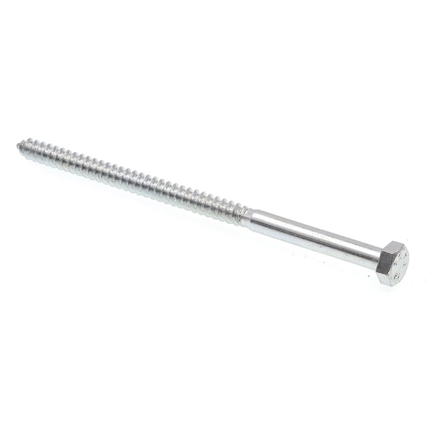 Prime-Line Hex Lag Screw 5/16in X 6in A307 Grade A Zinc Plated Steel 25PK 9055990 - main